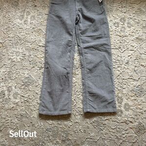 Simply Styled Boy's Gray Corduroy Classic Fit Pants Size M